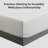 10" King Size Gel Memory Foam Mattress, 7-Zone Pressure-Relieving Bed Mattress, Adjustable Base Friendly, Made in Japan with White Breathable Cover