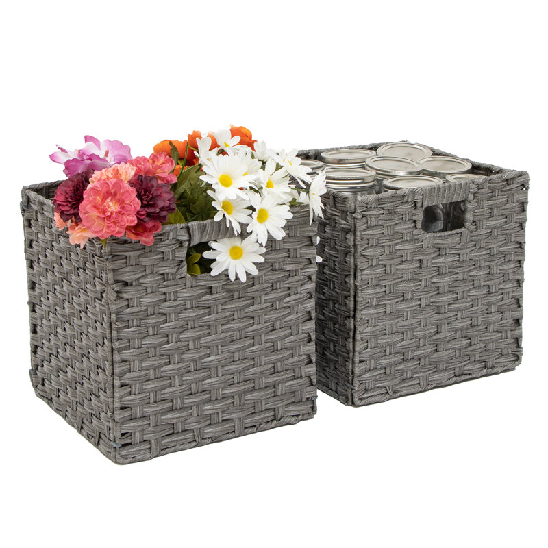Ensemble de paniers en osier Baillie, gris