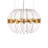 Coquette Small Brass Chandelier