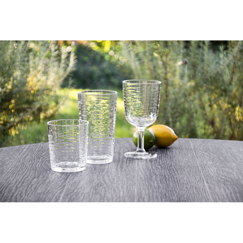 Celise Foundry Acrylic Drinking Glass - Clear - 20.6 oz, Clear, 6.2