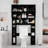 Over The Toilet Storage Cabinet With 3 Barn Doors-1547546338