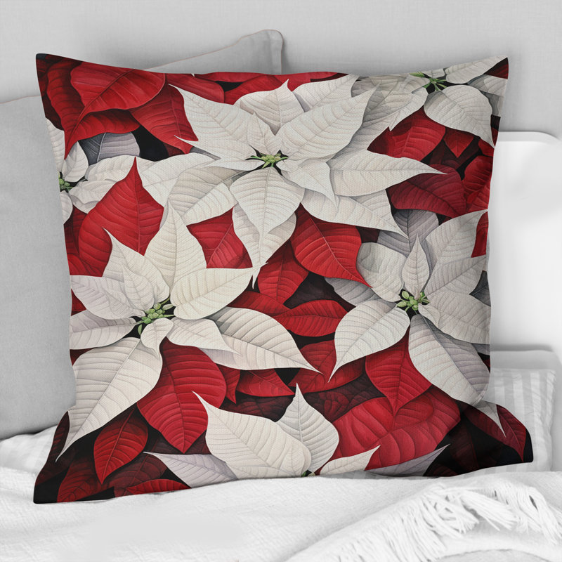 Coussin Poinsettia
