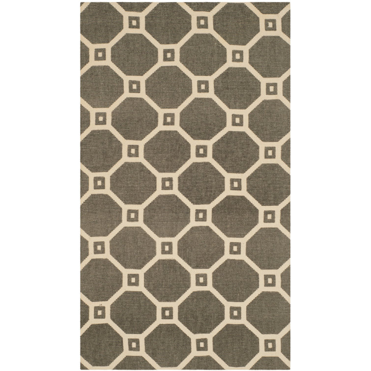 Belynda Hand Loomed Jute Geometric Rug
