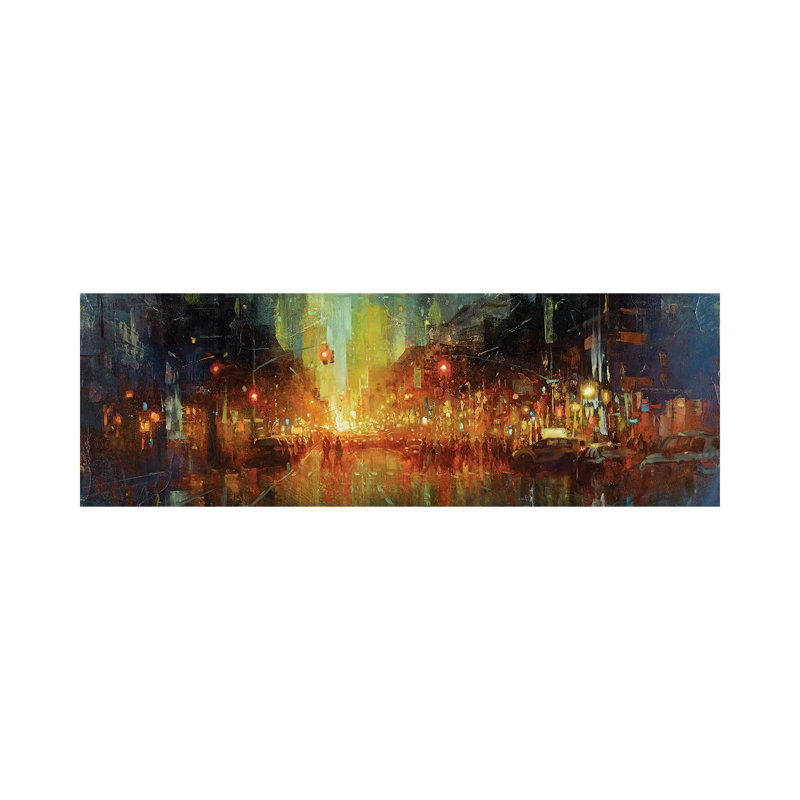 NYC - Central Park West by Christopher Clark - Wrapped Canvas Panoramic Gallery-Wrapped Canvas Giclée