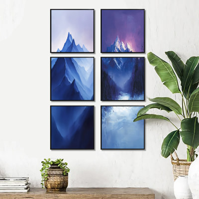 Esopus - Ensemble d'art mural sur toile 6 paysages