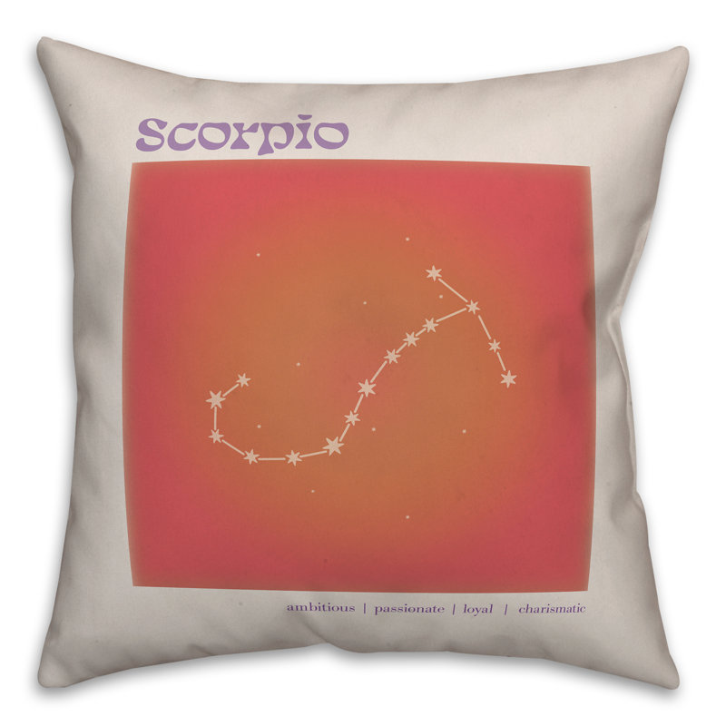 Coussin Floral, H 18 po x l 18 po, Rose, Carré