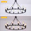 Turco 12 - Light Wagon Wheel Chandelier-1813621329