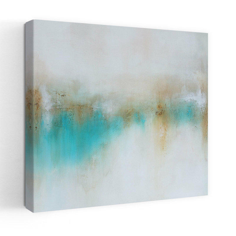 Art contemporain abstrait Wonderland, H 48 po x l 48 po