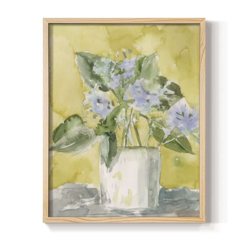 Lilac Dreams I, reproduction encadrée - bois massif, H 11 po x l 9 po, Naturel