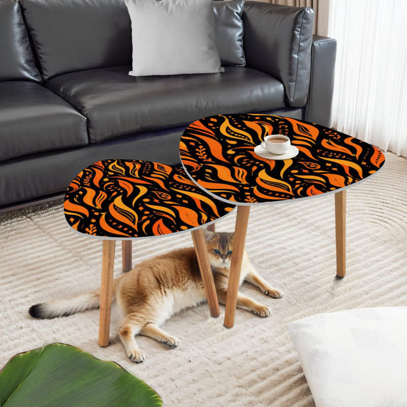 Ensemble de 2 tables gigognes Triangle