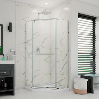 Epiphany Glue-up Wall Tiles 15.75 x 31.5 in. In Smooth Marble Glacier