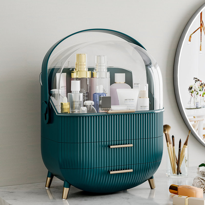Childers Plastic Makeup Organiser, Blue