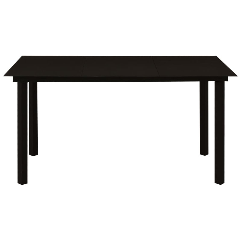 Pulse Rectangular Metal Outdoor Dining Table , cm W cm D, 74cm H x 150cm W x 80cm D