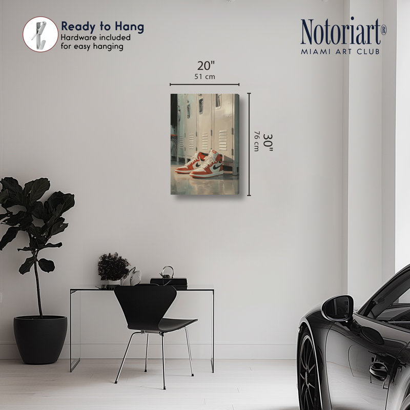 «Ready for After School», impression murale sur toile par Notoriart, galerie tendue, 20 x 30, H 30 po x l 20 po