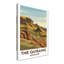 The Quiraing, Scotland - Isle Of Skye Travel Poster, Romantic Rugged Cliffs And Winding Trails. Giclee Print On Wrapped Canvas. Wall Art, Home Decor - Natural Landmarks, Scotland - Wrapped Canvas Print-1158534478