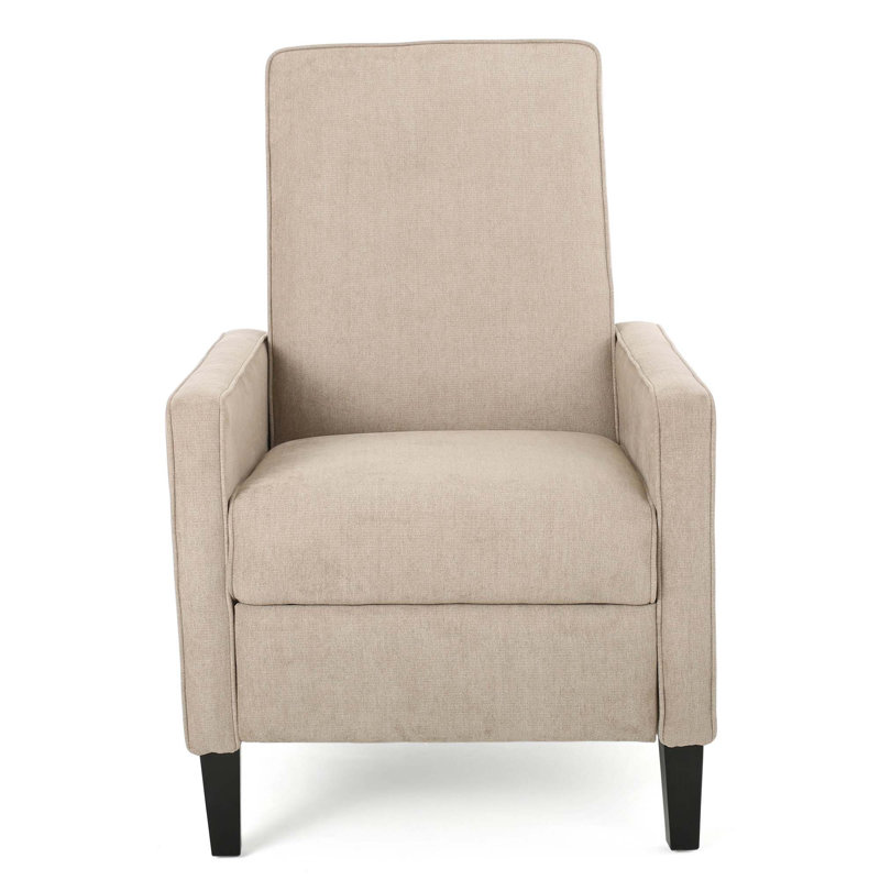 Hayle Manual Club Recliner, Natural Linen 100% Polyester
