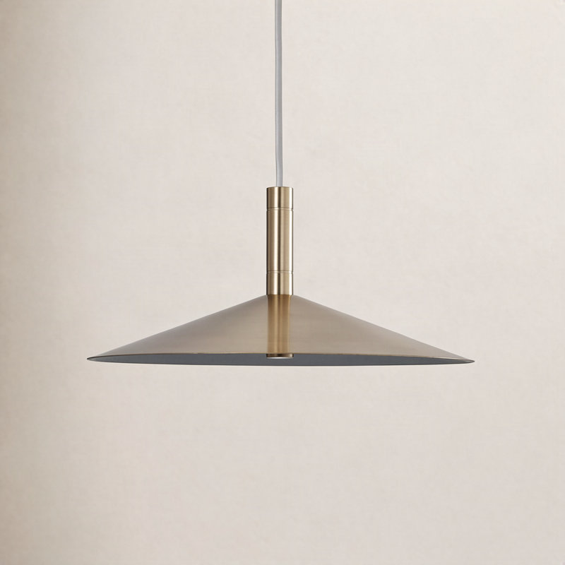 Vicente - LED Pendant - 3K/4K/5K CCT Selectable, 151.13" H x 14" W x 14" D, Burnished Brass