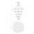 Arctic Rings 5 - Light Acrylic Dimmable LED Tiered Chandelier-70912304