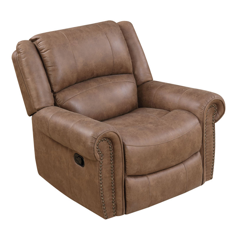 Fauteuil inclinable manuel en similicuir