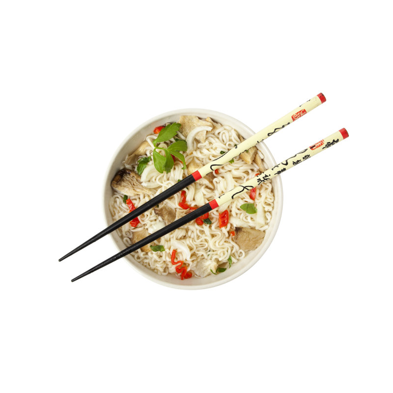 Ramen Noodles Dish by Eyewave - Wrapped Canvas Print, 30cm H x 46cm W x 3.8cm D
