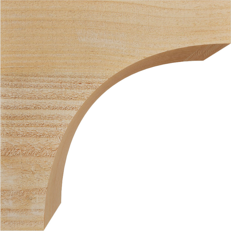 Huntington Corbel, H 12 po x l 4 po x P 12 po, Sapin de Douglas, Sciage brut