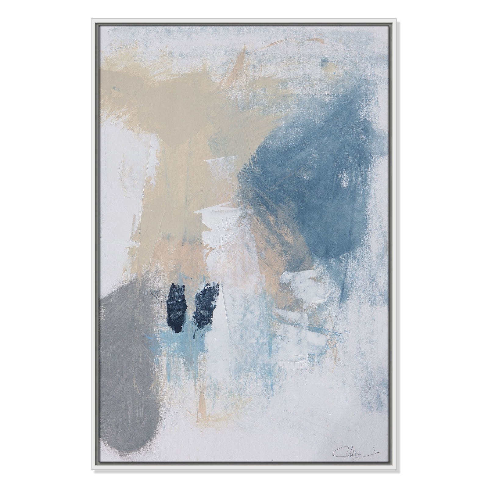 Coastal Carnival II Print by Casa Fine Arts, No Mat, 37.5" H x 25.5" W x 2" D, White Floater Framed Canvas
