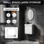 Meuble-lavabo mural de 20 pouces avec lavabo en céramique et armoire de rangement, combinant élégance et fonctionnalité pour les salles de bain modernes.