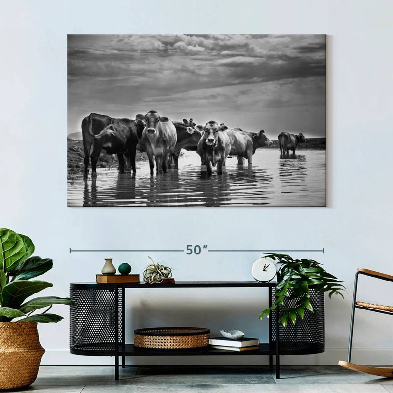 Brampt In The River, 34" H x 51" W