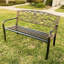 Banc de jardin en métal Nazarria