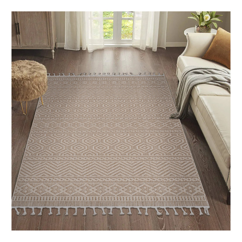 Tapis d'intérieur / extérieur Collection Mocha, Rectangle 4 pi x 6 pi 2 po
