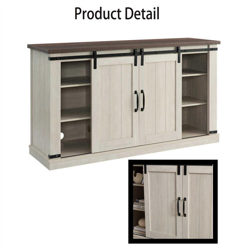 Crédence de rangement l 54,5 po Yareily