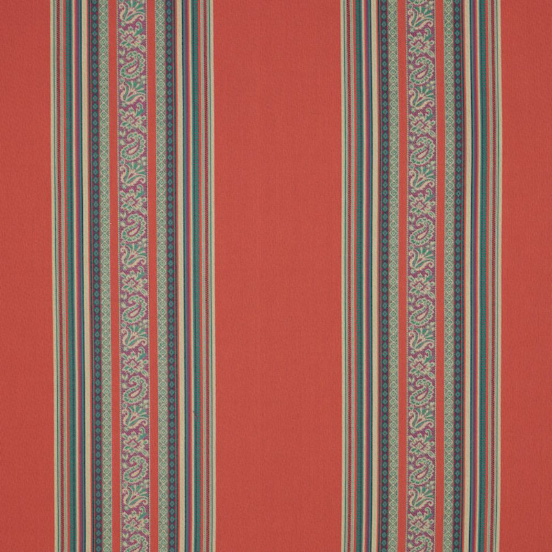 Markova Stripe Fabric, Red
