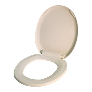 Siège de toilette rond en plastique