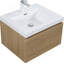 Meuble-lavabo flottant avec lavabo, meuble de rangement mural moderne, tiroir à fermeture en douceur, idéal pour l'organisation de la salle de bain-1258120818-1258120820