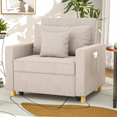Chaise d'appoint rembourrée Heckman
