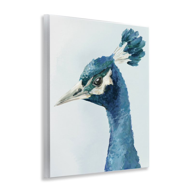 Plaque murale paon Vivid Plumage, design par Hannah Dawson