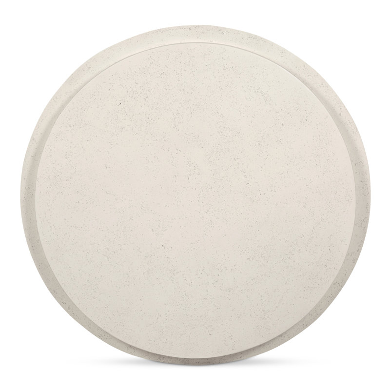 Cosmo Outdoor Round Coffee Table, White