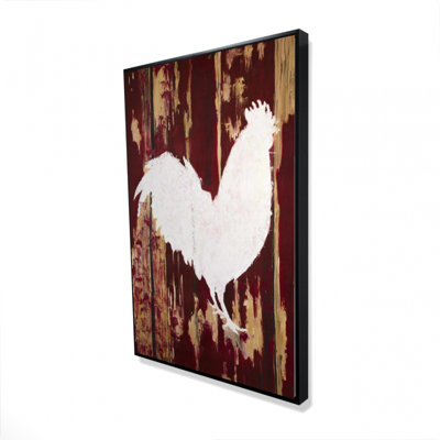 " Rooster Silhouette "
