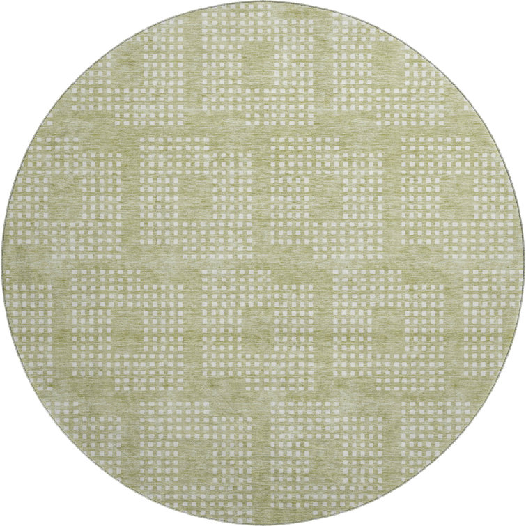 Premium Machine Washable Prisco Aloe Rug