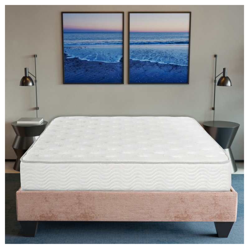 Matelas à ressorts ensachés 9 po très grand californien dans une boîte avec couche de mousse de qualité supérieure, King