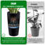 Ensemble de 2 pots à fleurs de 30 po de hauteur, grands pots de fleurs modernes avec indicateur de niveau d'eau et panier intérieur-131265304