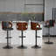 Ensemble de 4 tabourets de bar pivotants Ferriera-267257040