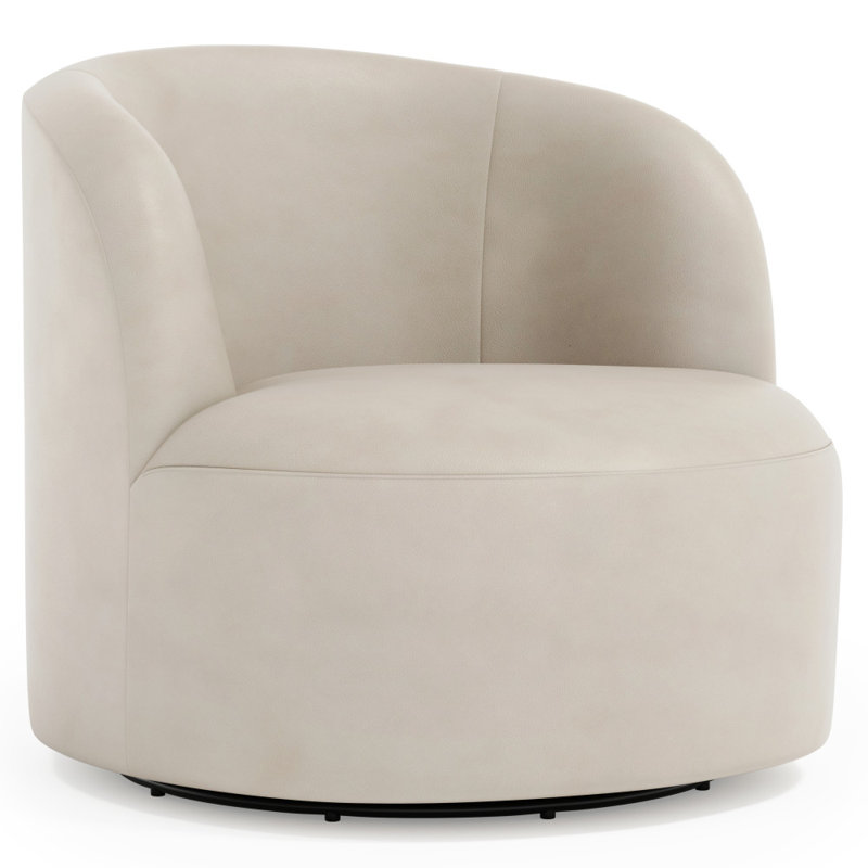 Elle Leather Swivel Chair, 296-012