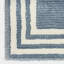  Tapis bleu ivoire à poils longs 5 pi 3 po x 7 pi 3 po Pacific-132200696-132200699