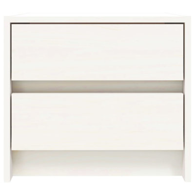 Micko 40cm W Solid Wood Bedside Table