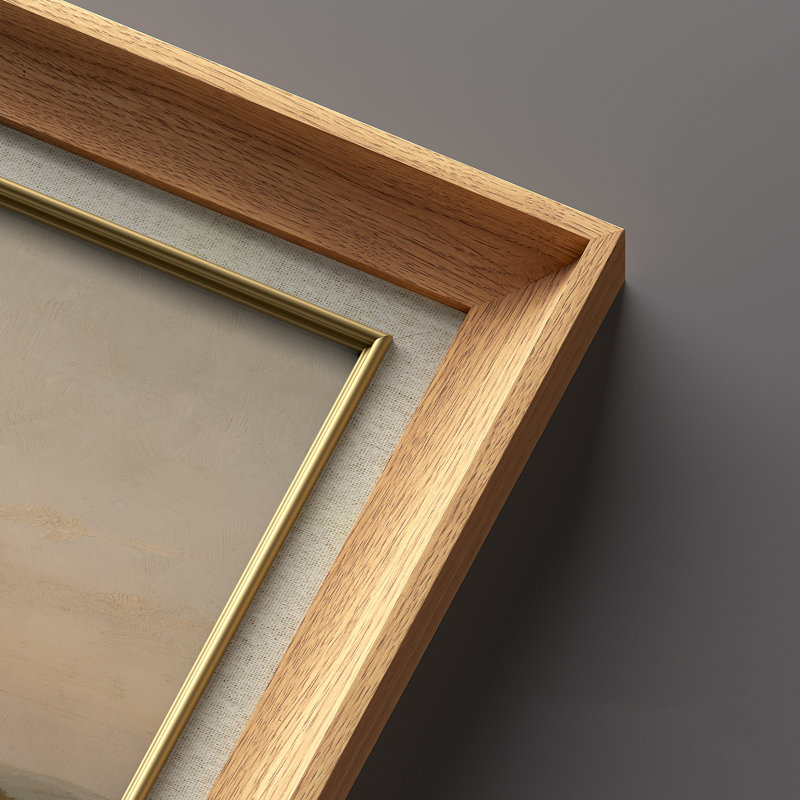 Ensemble de 2 œuvres d'art encadrées de qualité supérieure sur toile de qualité supérieure avec cadre de 26 po x 36 po