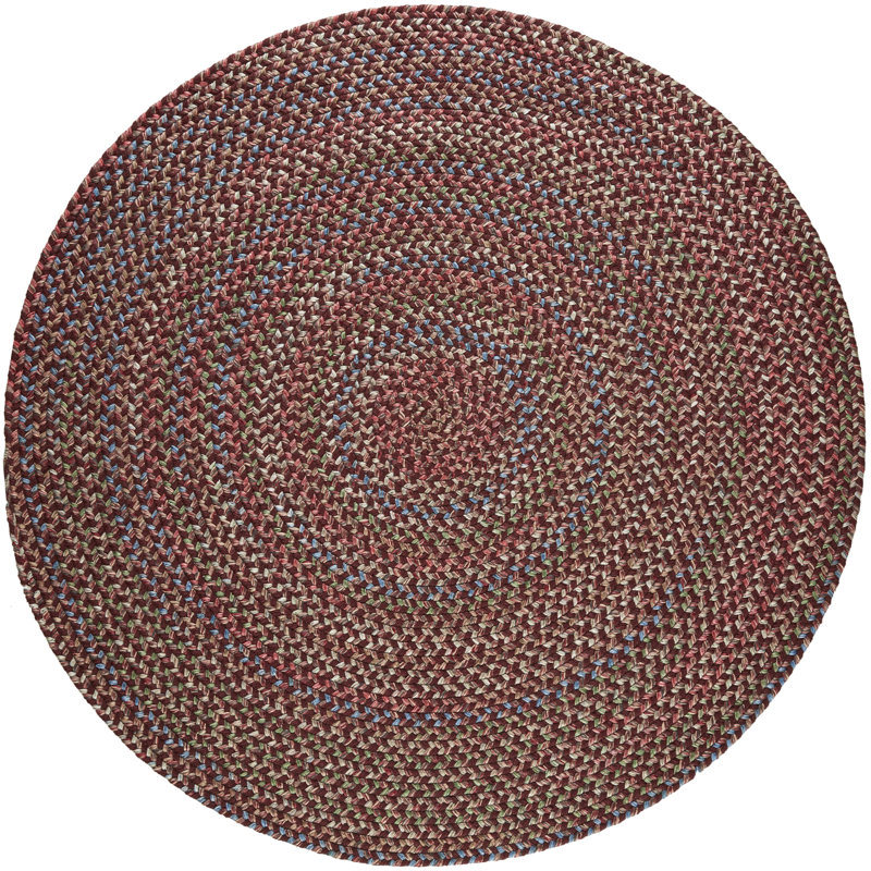 Deckerville Geometric Indoor / Outdoor Rug, Round 6'