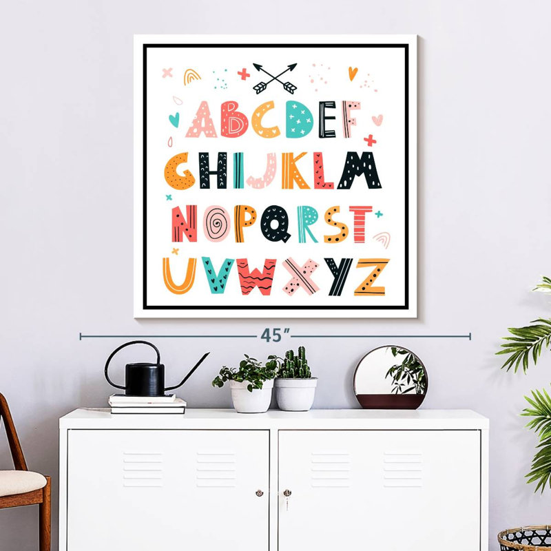 Alphabet à motifs Ashelle, H 33 po x l 33 po