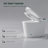 Modern Smart Toilet With Bidet Seat Built-In, Intelligent Toilet  Auto Open/Close Seat, Foot Sensor, LED Display,Night Light, Warm Water & Dryer,White