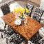 Chaise d'appoint rembourrée en tissu Gursharon-1836059047